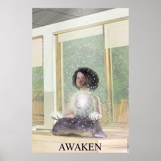 Iphelia瞑想ポスター ポスター (正面)