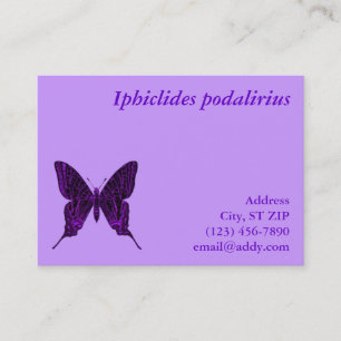 Iphiclides podaliriusプロファイルカード 名刺