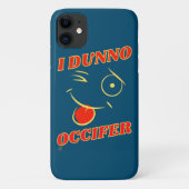 iPhoneおもしろいケース「I DUNNO...」 Case-Mate iPhoneケース (裏面)