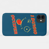 iPhoneおもしろいケース「I DUNNO...」 Case-Mate iPhoneケース (裏面(横))