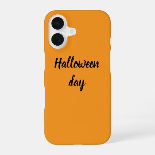 iPhoneがハロウィンパーティーを引き起こす iPhone 16ケース (裏面)