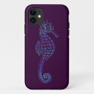 iPhoneで海の馬アート5ケース子供へ iPhone 11 ケース
