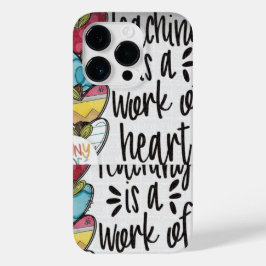 IPHONEで表示される白黒と多色のハート Case-Mate iPhone 14 PROケース