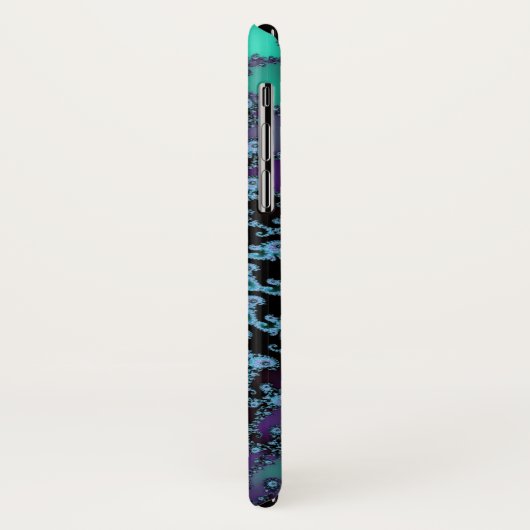 iPhoneのためのカラフルなフラクタルの箱のケルト族の曼荼羅 Case-Mate iPhoneケース (裏面/左)