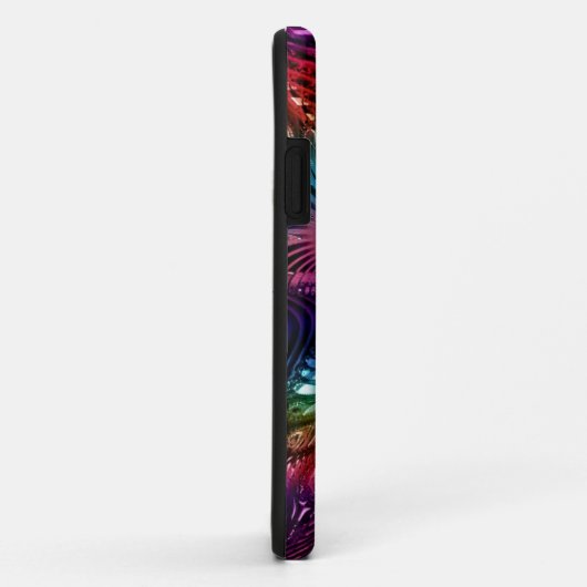 iPhoneのための燃えるようなフラクタル音楽ト音記号の場合 Case-Mate iPhoneケース (裏面/右)