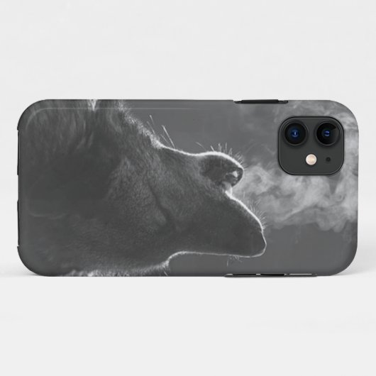 iPhoneのオオカミの例 Case-Mate iPhoneケース (裏面(横))