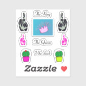 IPhoneのクール背面のトレンディーシール シール (シート)