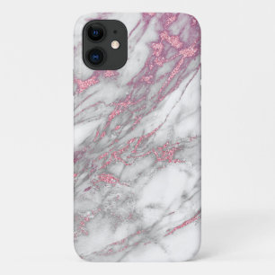 Iphoneのピンクおよび大理石の場合 iPhone 11 ケース