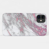 Iphoneのピンクおよび大理石の場合 Case-Mate iPhoneケース (裏面(横))