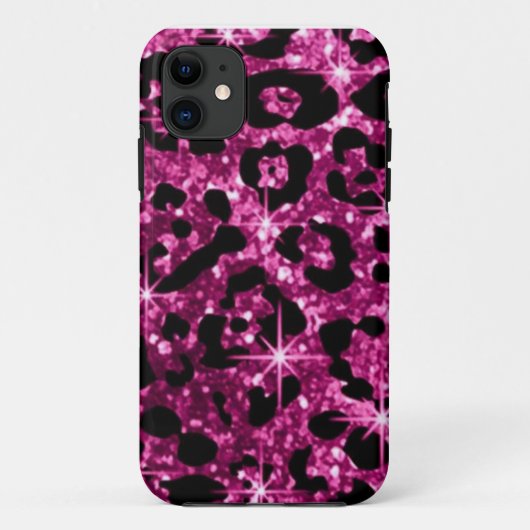 Iphoneのピンクのきらきら光るな場合 Case-Mate iPhoneケース (裏面)