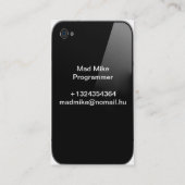 iPhoneの名刺2x3.5 名刺 (裏面)