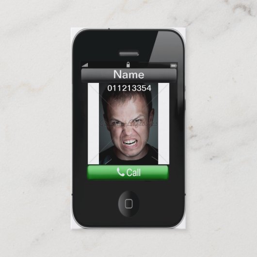 iPhoneの名刺2x3.5 名刺 (正面)