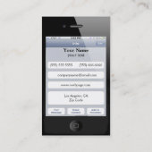 iphoneの名刺 名刺 (裏面)