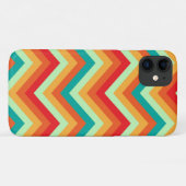 iPhoneの場合のレトロのジグザグ形のシェブロンパターン Case-Mate iPhoneケース (裏面(横))