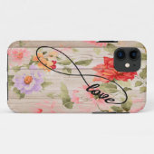 iPhoneの場合のiPhone6ケースの花の木製の花愛 Case-Mate iPhoneケース (裏面(横))