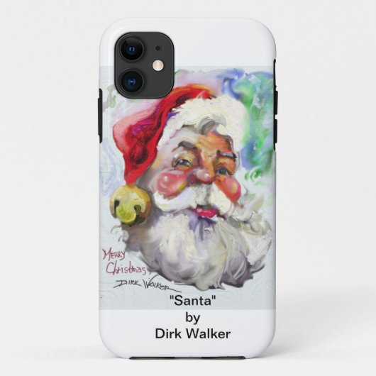 iPhoneの場合- "サンタ"のオリジナルのアートワークとの5/5s Case-Mate iPhoneケース (裏面)