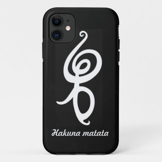 iphoneの場合- Hakunaのmatata Case-Mate iPhoneケース (裏面)