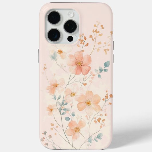 iPhoneの小さな花電話ケース Case-Mate iPhoneケース (裏面)