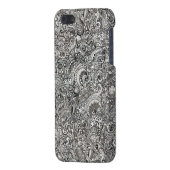iPhoneの布の挿入物の懸命の場合 iPhoneケース (裏面左)