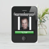 iPhoneの招待状 招待状 (スタンド正面)