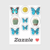 IPhoneの背面に多肉質のサンステッカー シール (シート)