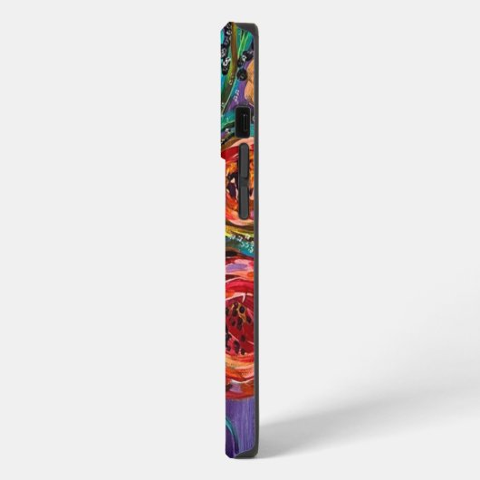 iPhoneの花ケース iPhoneケース (左側面)