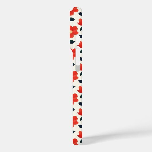 iphoneの花柄の電話ケース Case-Mate iPhoneケース (裏面 / 左)
