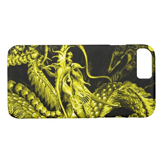 iPhoneの金ゴールド中国のな皇帝のドラゴンの芸術の場合 Case-Mate iPhoneケース (裏面(横))