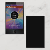 iPhoneはダーク名刺に似ている 名刺 (正面/裏面)