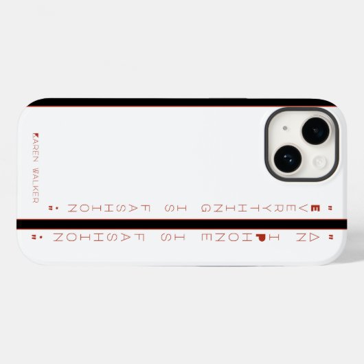 「iPhoneはファッション」、Apple iPhone 14ケース Case-Mate iPhoneケース (裏面 (横))