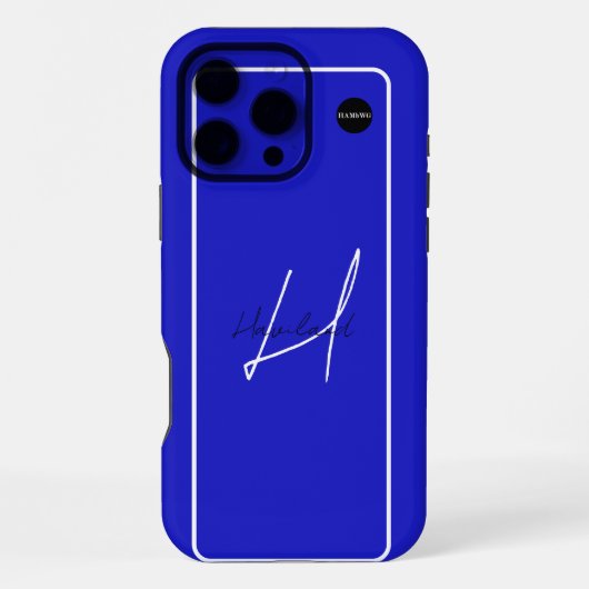 iPhoneまたはSamsung携帯ケース 名前入り HAMbyWG iPhoneケース (裏面)