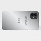 iPhoneエレガント輝くの5ケースのような灰色の金属 Case-Mate iPhoneケース (裏面(横))