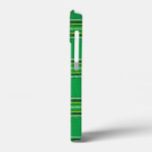 iPhoneカスタマイズケースグリーンプレイドデザイン Case-Mate iPhoneケース (裏面 / 左)