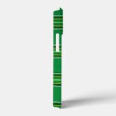 iPhoneカスタマイズケースグリーンプレイドデザイン Case-Mate iPhoneケース (裏面 / 右)