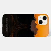 iPhoneカバーマウンテンサンセットハイウェイ Case-Mate iPhoneケース (裏面 (横))