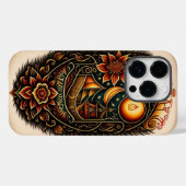 iPhoneカバー金ゴールド黒 Case-Mate iPhoneケース (裏面 (横))