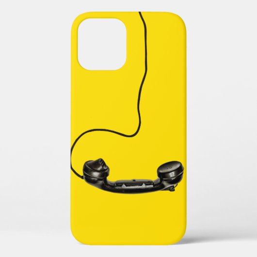 iPhoneカバー黄色の電話ケース Case-Mate iPhoneケース (裏面)