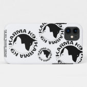 iPhoneカルマK9 "堅く極度な"場合V2 %pipeの%の5 Case-Mate iPhoneケース (裏面(横))