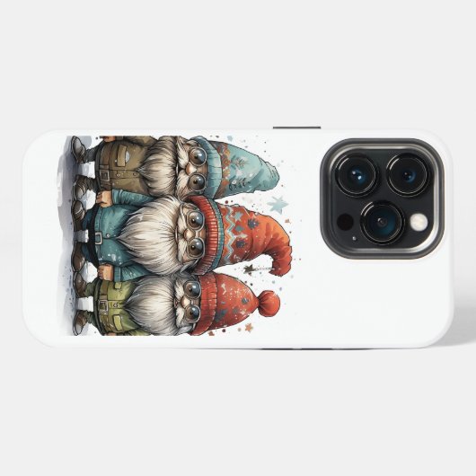 iPhoneクリスマスケース iPhoneケース (裏面横)