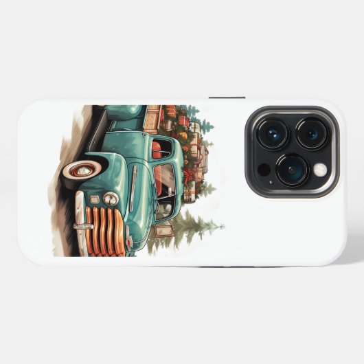 iPhoneクリスマスケース iPhoneケース (裏面横)