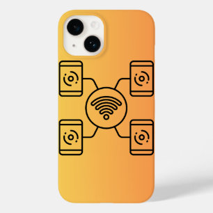 iPhoneケースとインターネットロゴ Case-Mate iPhone 14ケース