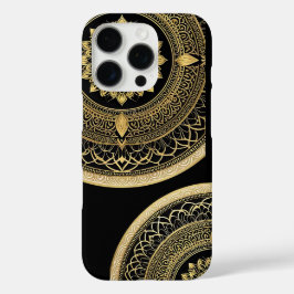 iPhoneケースとマンダラアートデザイン iPhone 16 Proケース