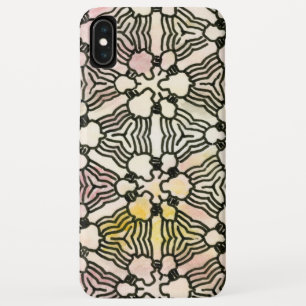 iPhoneケースのフローラ回路デザイン iPhone XS Maxケース