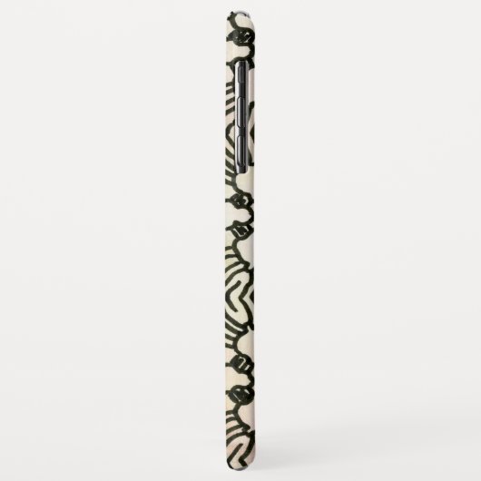 iPhoneケースのフローラ回路デザイン Case-Mate iPhoneケース (裏面/左)