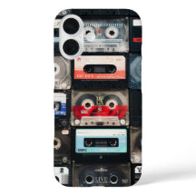 iPhoneケースのレトロなカセットテープのデザイン