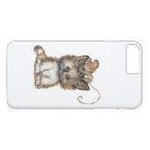 iPhoneケースの上の猫とマウス Case-Mate iPhoneケース (裏面(横))