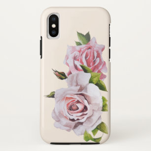 iPhoneケースの彫刻バラ iPhone XSケース