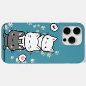 iPhoneケースの猫地面 Case-Mate iPhoneケース (裏面 (横))