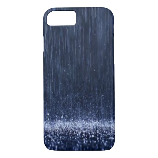 IPhoneケースの雨 Case-Mate iPhoneケース (裏面)