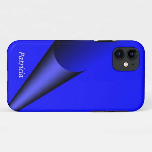 iPhoneケースのCobaltパーソナライズされたターン Case-Mate iPhoneケース (裏面(横))